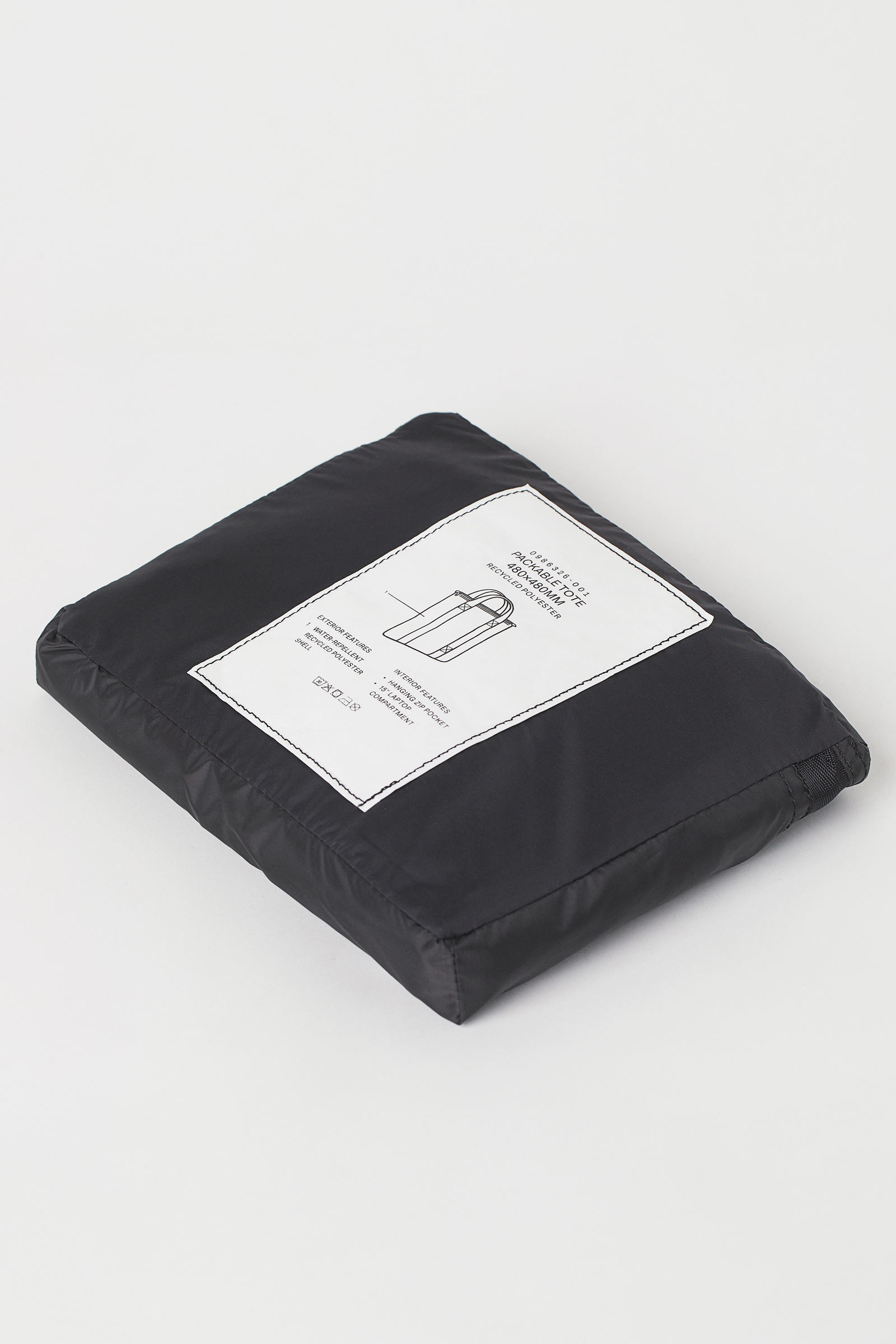 Packable Tote - Black - Travel - StillMedia/DescriptiveStillLife - 4